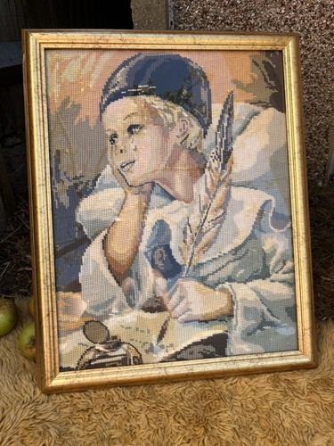 Vintage crying boy - vintage, cross