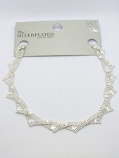 M&S The Silver Plated Collection Sparkling Multi-Strand Necklace - New