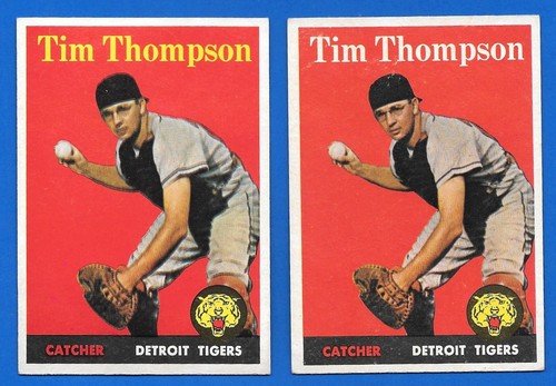 Tim thompson 1958 topps - #57,