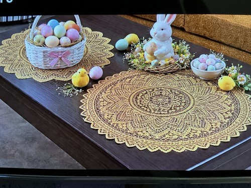 Pack round table placemat - pack,