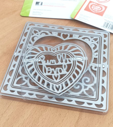 Heart shape die set all - die, my
