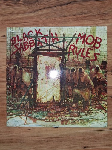 Black sabbath mob rules lp - black,