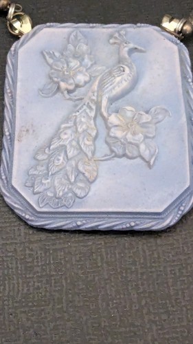 Vintage light blue embossed - light,