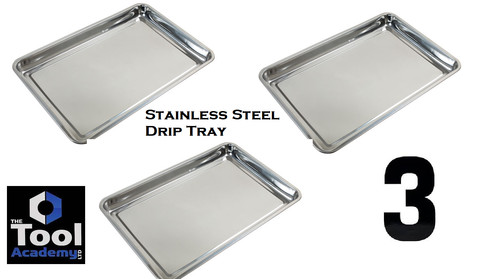 Stainless steel drip tray - stainless,