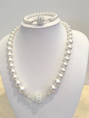 Necklace bracelet bride set - bracelet,