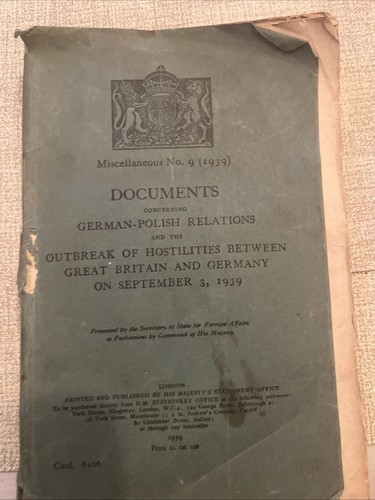 Vintage 1939 ww2 book - ww2,