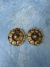 Pair Of Antique Solid Brass