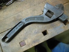 vintage Westcott #84-14" s-adjustable  wrench Keystone MFG Co old mechanic tool