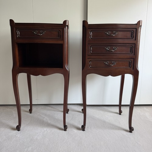 Pair vintage bedside - pair, of