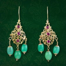 Vintage French Ruby Chandelier