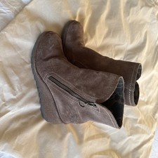 Fly London Women's Brown Suede