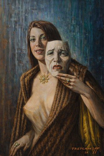 Vladimir tretchikoff mask - vladimir,
