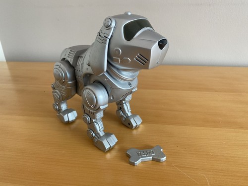 Tekno robotic puppy silver - robotic,