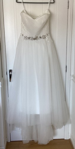 Wedding dress gown - gown, strapless