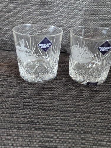 Edinburgh crystal pair of - edinburgh,
