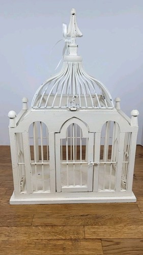 Vintage wood bird cage - vintage,