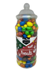 M&Ms Chocolate Peanuts Christmas Novelty Jar Medium 750gm