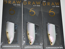 3 lures 6th sense draw 6.5"