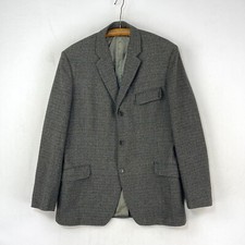 Dunn Co Tweed Jacket Mens 40R Green Thornproof Country Hacking Sports Blazer