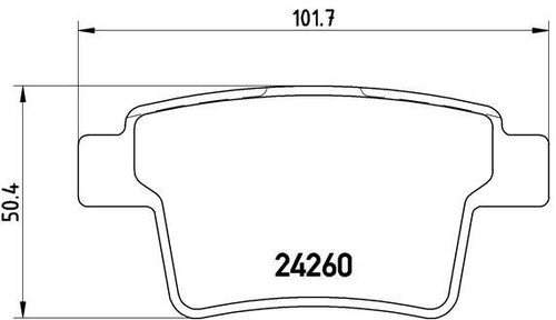 063 brembo brake pad set - p, 24