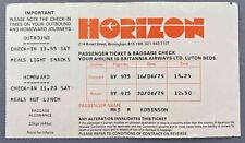 HORIZON HOLIDAYS BRITANNIA