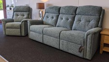 Sherborne Roma Sofa & Recliner Chair - Aquaclean Fabric - Perfect A1 Brand New