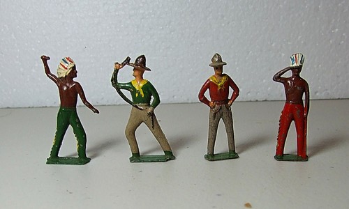 Vintage cresent lead cowboys - 4,
