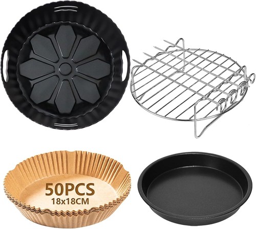 Round air fryer accessories - round,