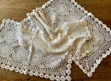 VINTAGE WHITE COTTON CROCHET