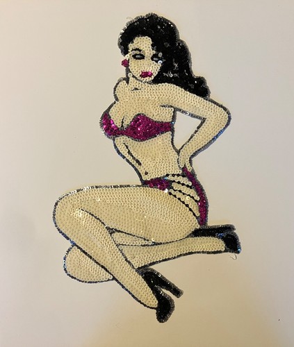 Vintage sequin motif - motif, applique