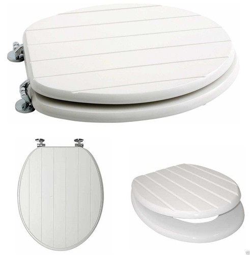 White mdf toilet seat - mdf,