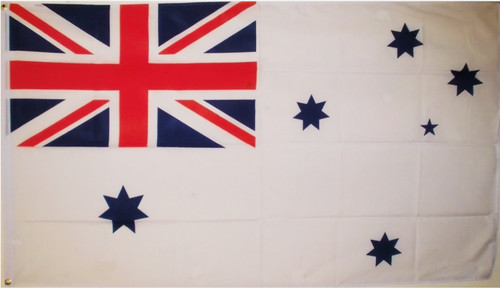 Australia navy white - white, ensign