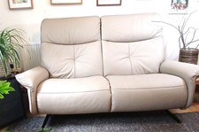 High Quality Settee REDUCED £2700 to £1100 Himolla, Stainguard, leather upgrade