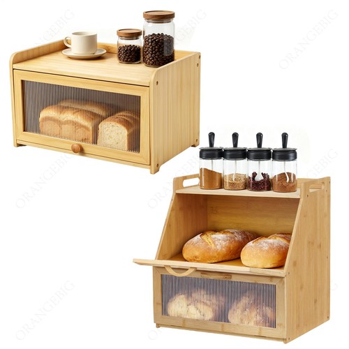 Large bread bins natural - bread,