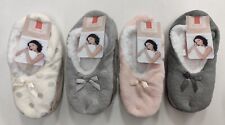 LADIES COSY SOFT SHERPA FLEECE ANTI SLIP COZIES BOOTIE SLIPPERS UK SIZES 3-5 6-7