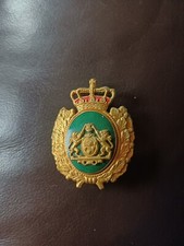  Denmark Police Cap Badge SA
