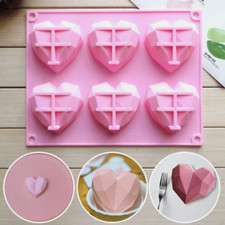 3D Silicone Heart Diamond
