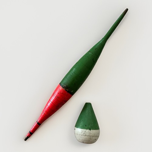 Vintage wooden fishing - 2,