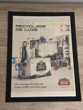 Stella Artois - Original Vintage Magazine Advert Promo Poster Framed