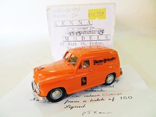 KENNA MODELS 'STANDARD VANGUARD ELECTRO-HYRAULICS VAN' ORANGE 1:43. MIB/BOXED