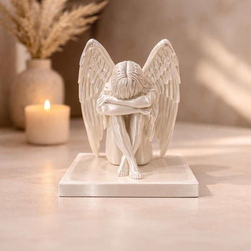 Angel statue memorial - statue, gift