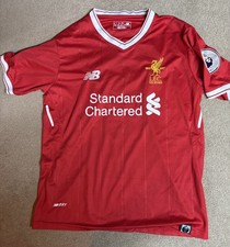 Liverpool FC LFC Mens New Balance 2017/18 Home Shirt XL 5 Wijnaldum 