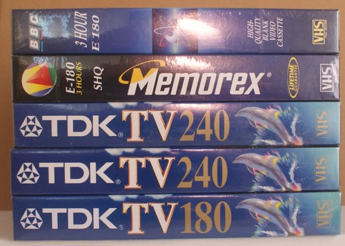 Vhs blank video - video, 5