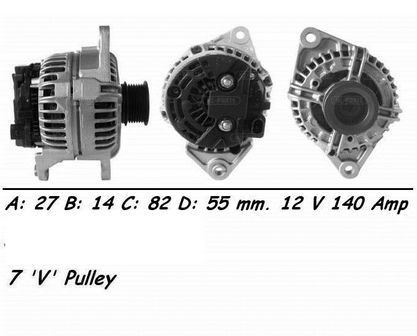 Wai alternator 140amp for - wai,