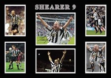 ALAN SHEARER Signed A4