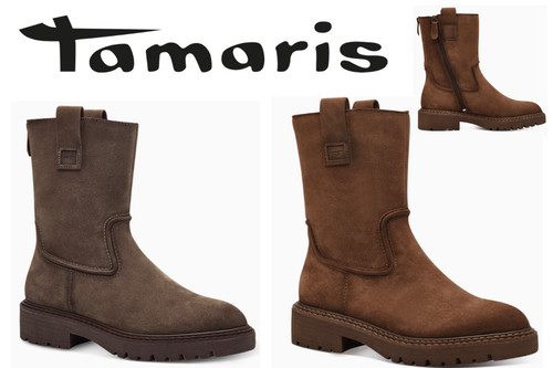 Tamaris ladies leather boots - tamaris,
