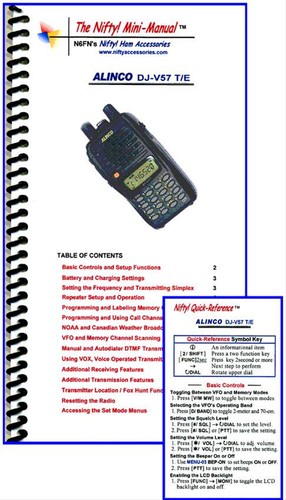 Alinco v57 mini manual - alinco, dj-v57