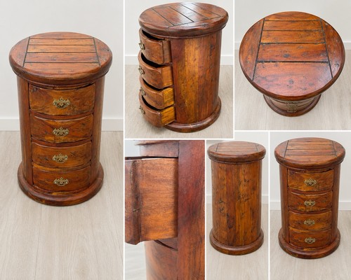 Solid hardwood drum chest - hardwood, of
