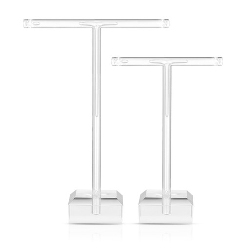 Two piece earring stand - two-piece, set