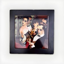 Framed Champagne Waiter by